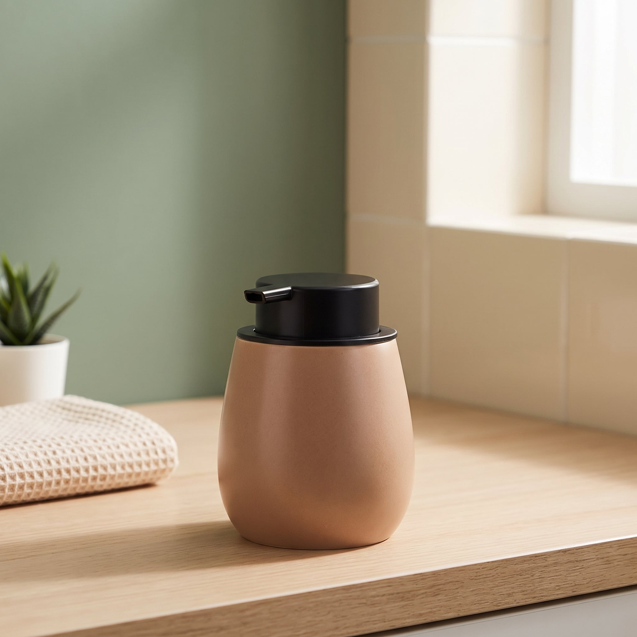 Ceramic Foam Soap Dispenser – Minimalist Bathroom Pump