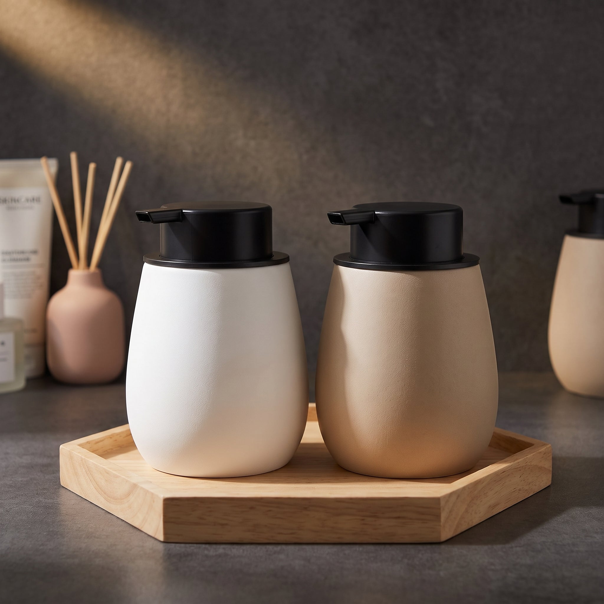 Ceramic Foam Soap Dispenser – Minimalist Bathroom Pump