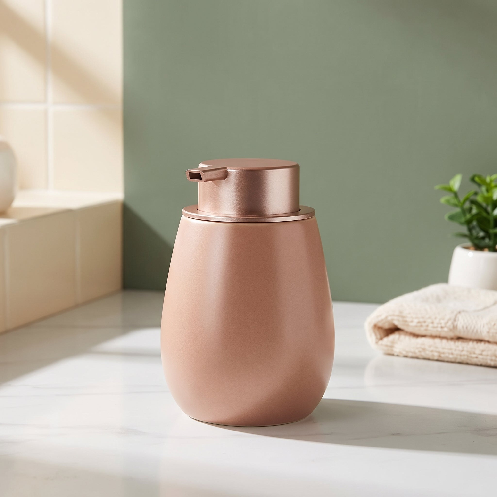 Ceramic Foam Soap Dispenser – Minimalist Bathroom Pump